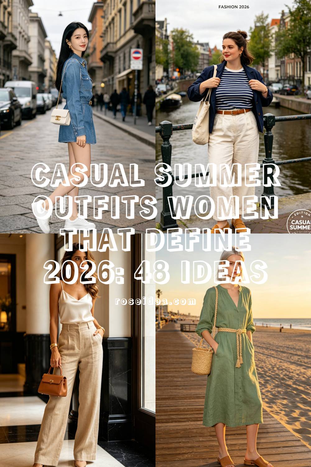 Casual Summer Outfits Women That Define 2026: 48 Ideas Pinterest cover image