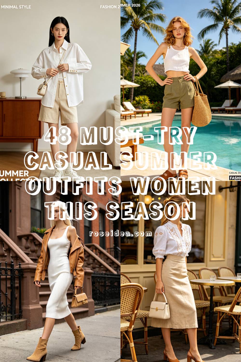 48 Must-Try Casual Summer Outfits Women This Season Pinterest cover image