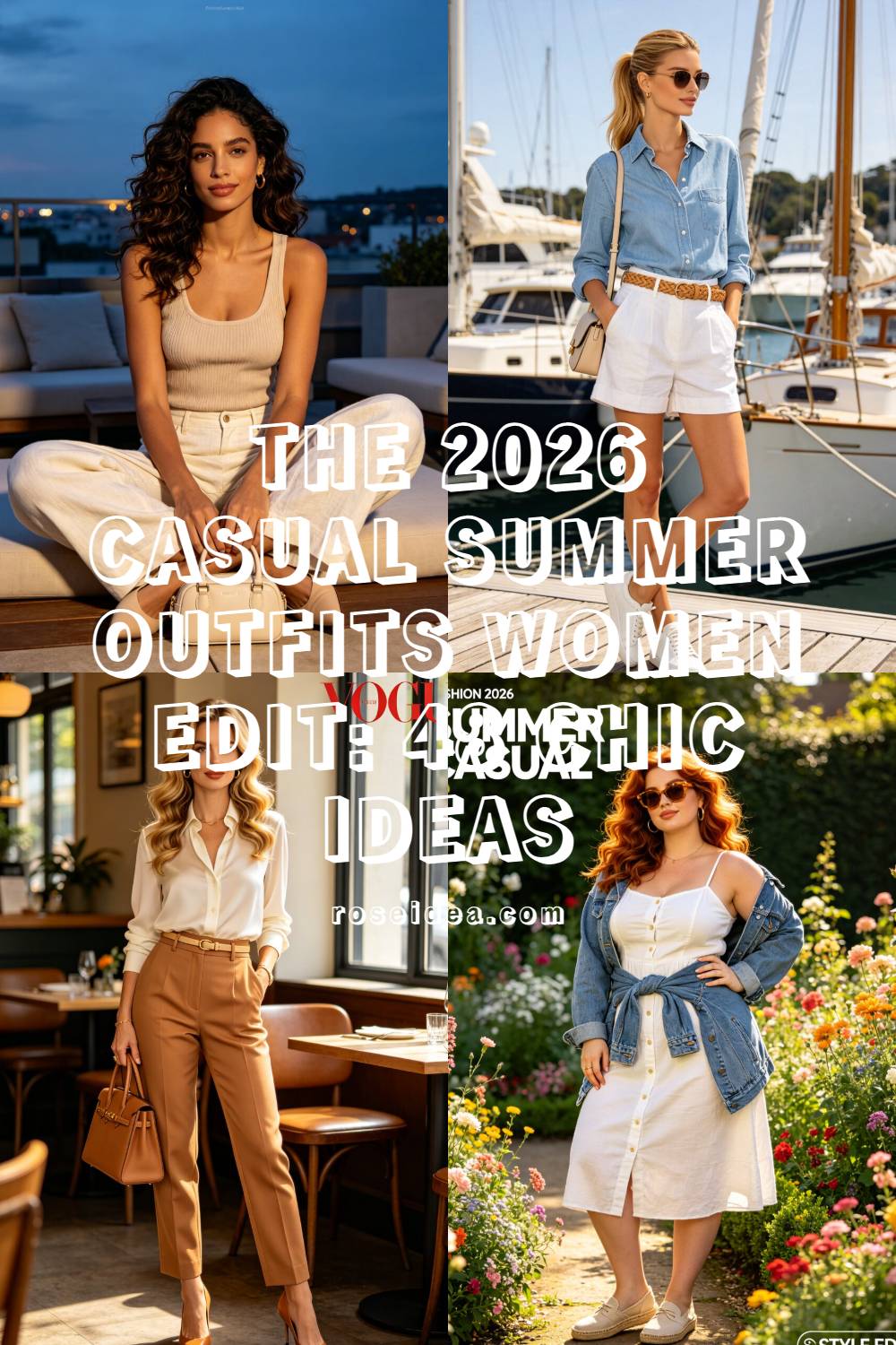 The 2026 Casual Summer Outfits Women Edit: 48 Chic Ideas Pinterest cover image