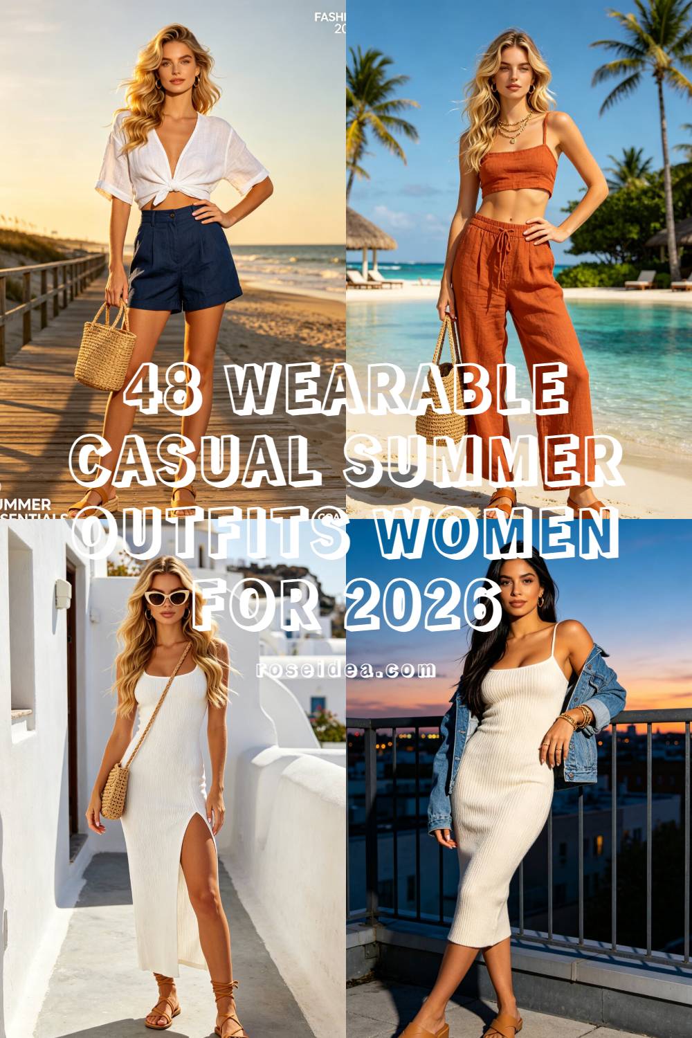 48 Wearable Casual Summer Outfits Women for 2026 Pinterest cover image