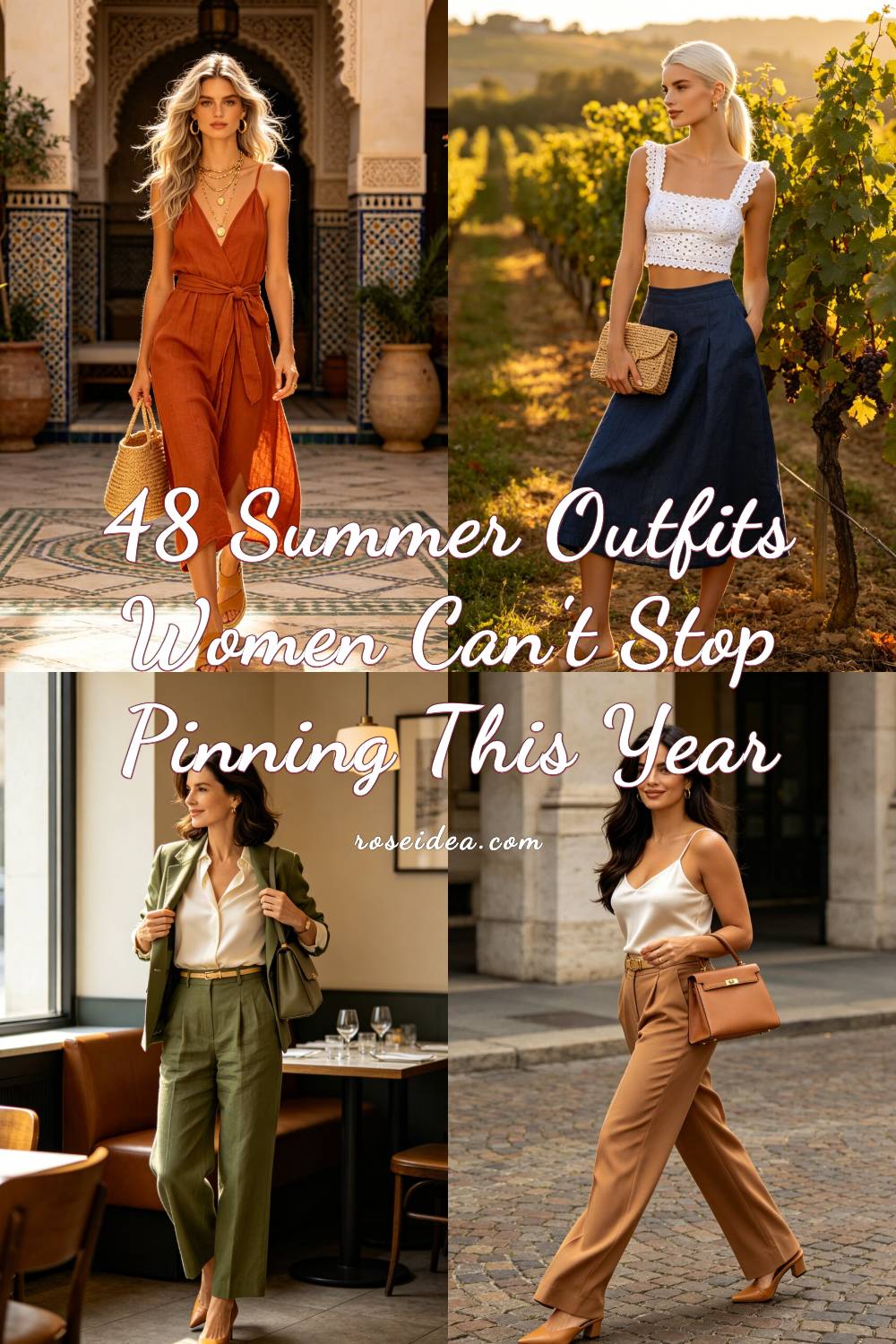 48 Summer Outfits Women Can't Stop Pinning This Year Pinterest cover image