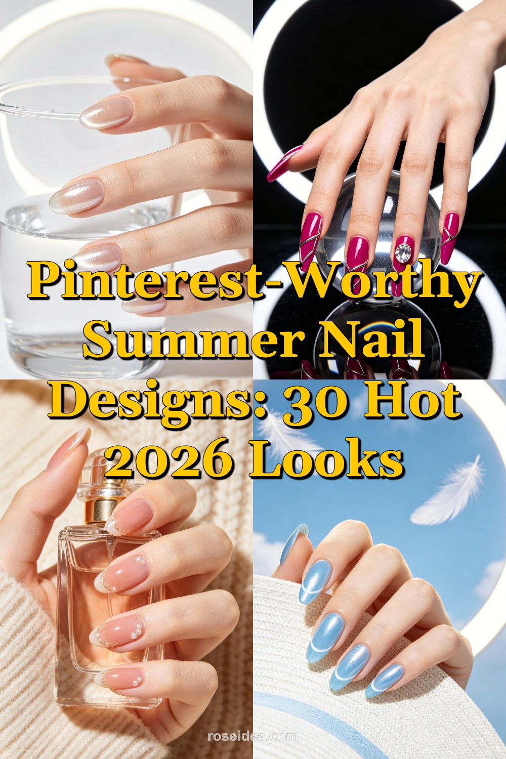 Pinterest-Worthy Summer Nail Designs: 30 Hot 2026 Looks Pinterest cover image