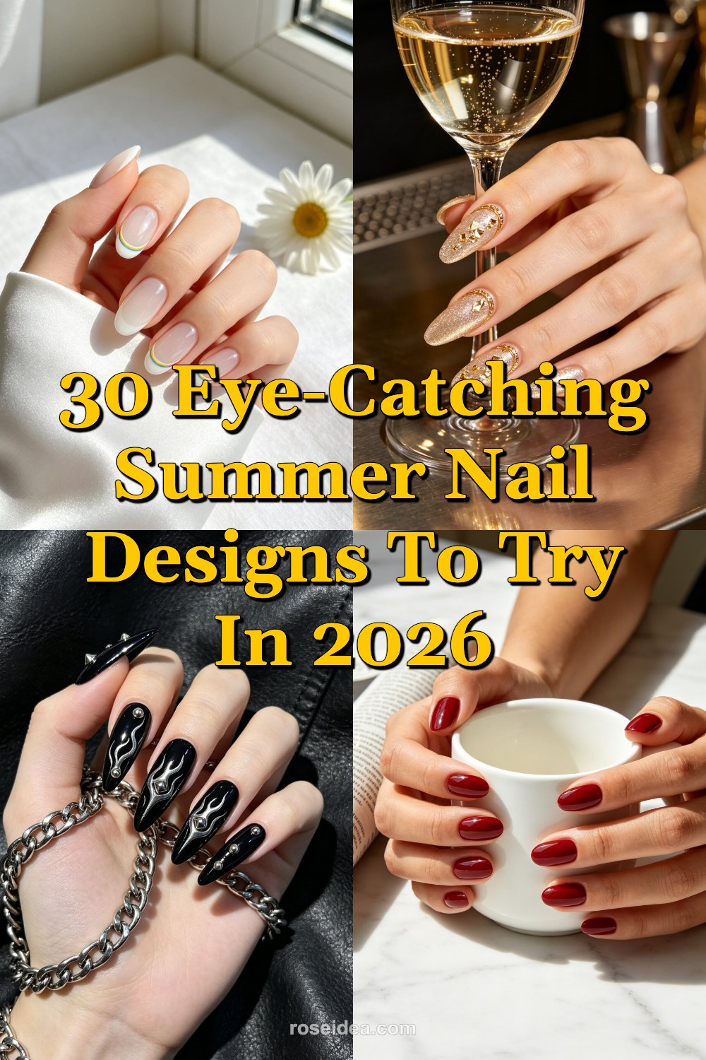 30 Eye-Catching Summer Nail Designs to Try in 2026 Pinterest cover image