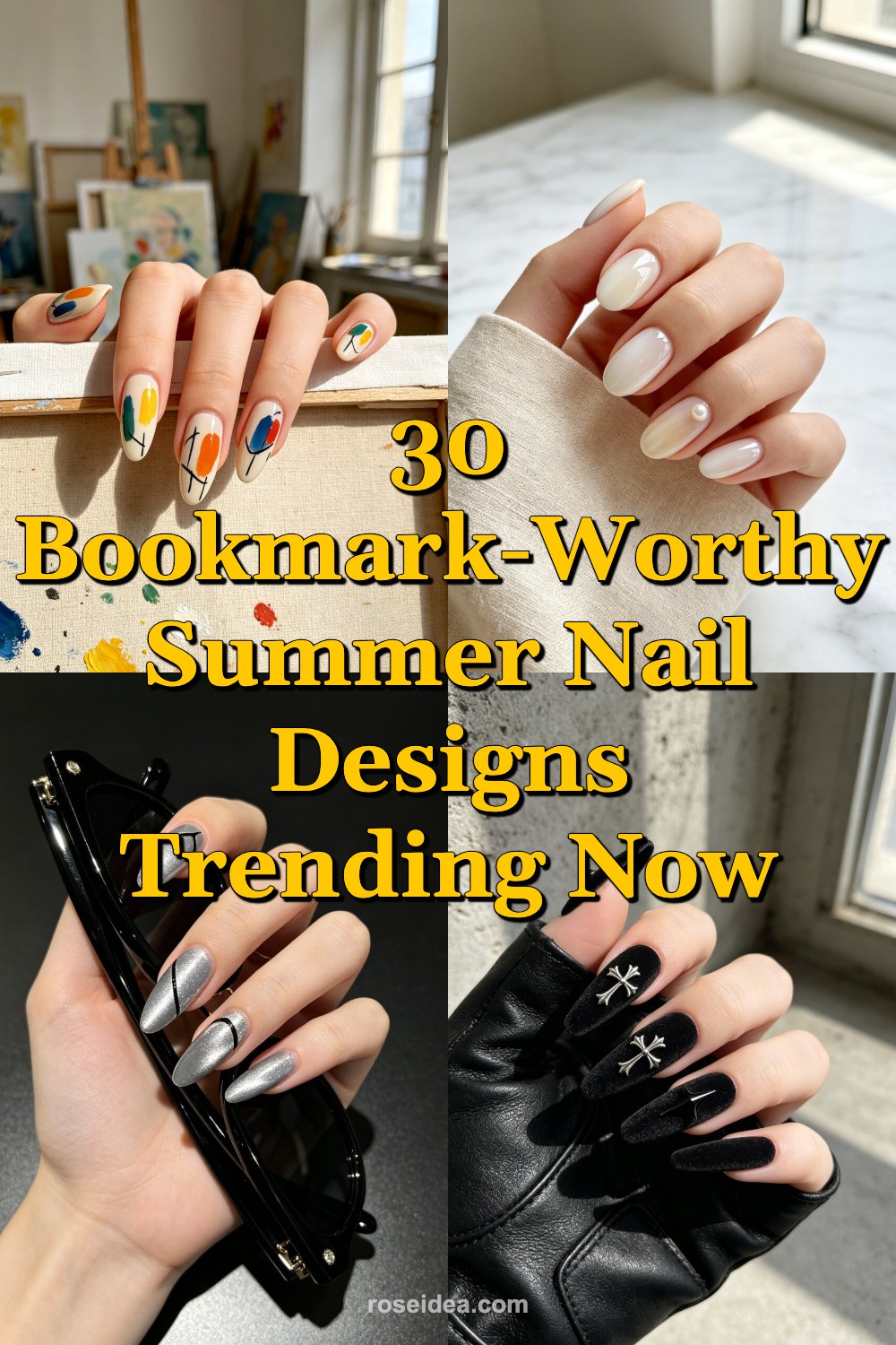 30 Bookmark-Worthy Summer Nail Designs Trending Now Pinterest cover image