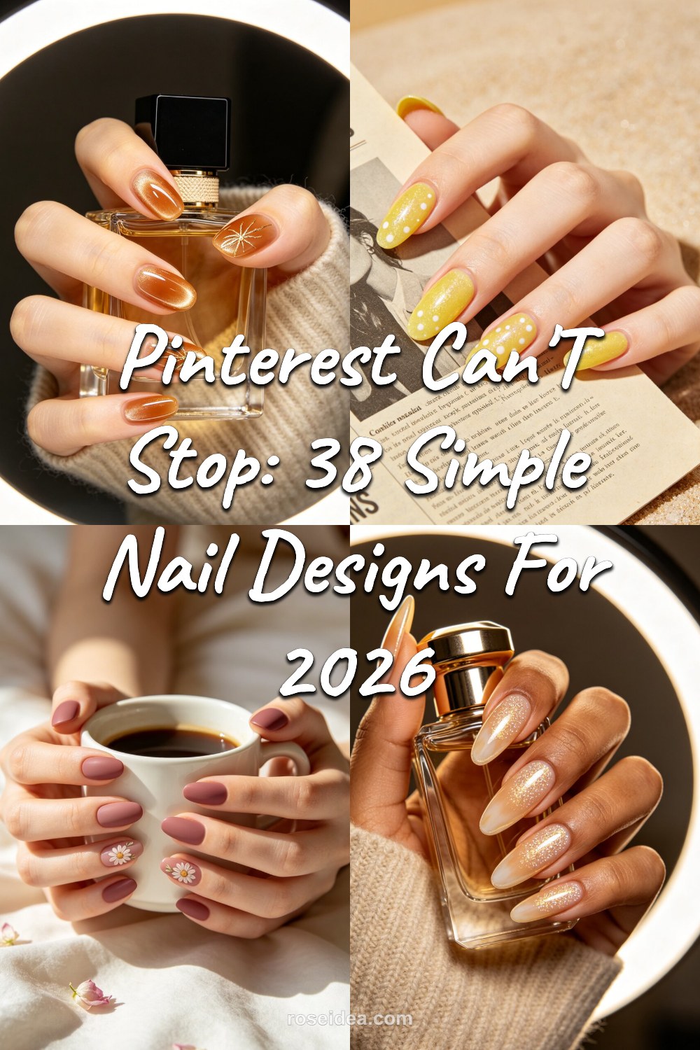 Pinterest Can't Stop: 38 Simple Nail Designs for 2026 Pinterest cover image