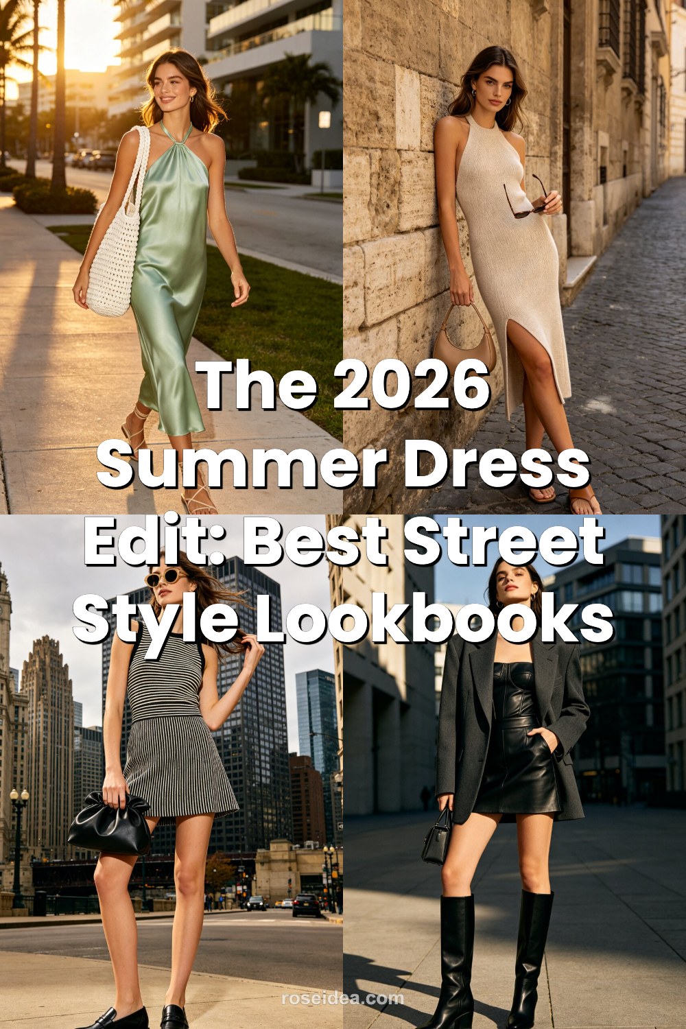 The 2026 Summer Dress Edit: Best Street Style Lookbooks Pinterest cover image