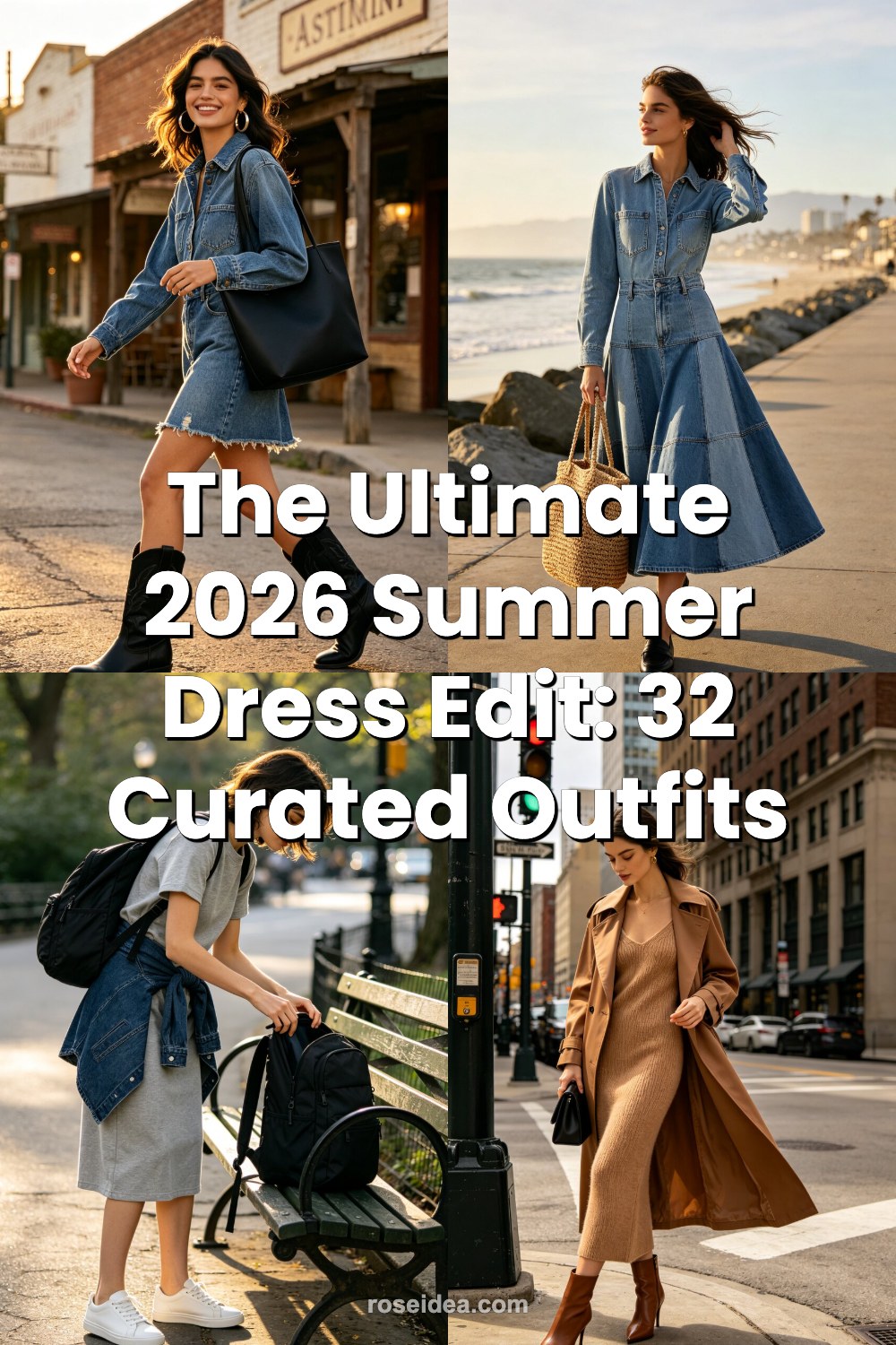 The Ultimate 2026 Summer Dress Edit: 32 Curated Outfits Pinterest cover image