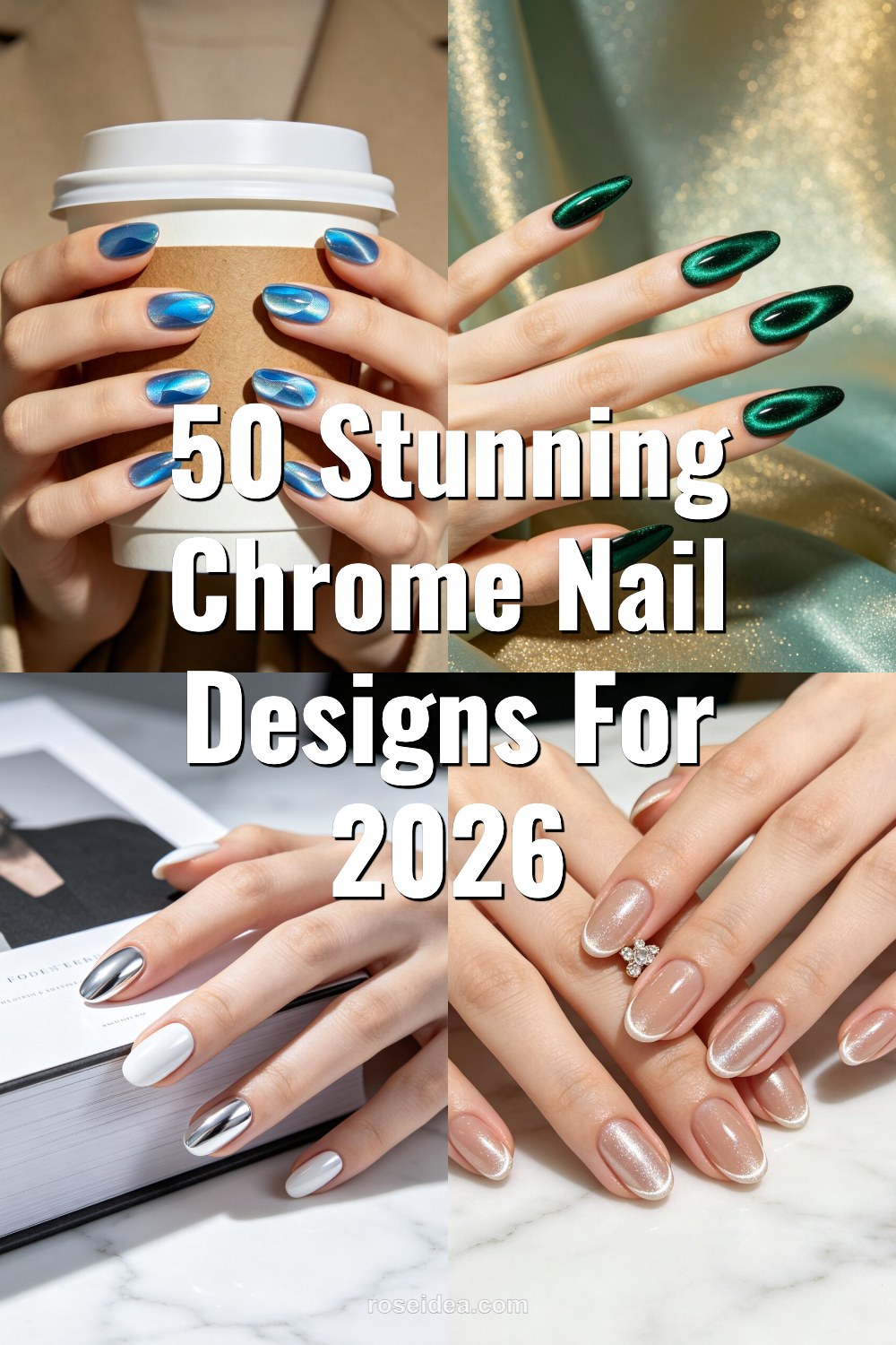 50 Stunning Chrome Nail Designs for 2026