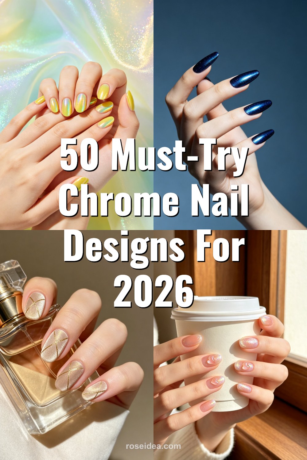 50 Must-Try Chrome Nail Designs for 2026 Pinterest cover image