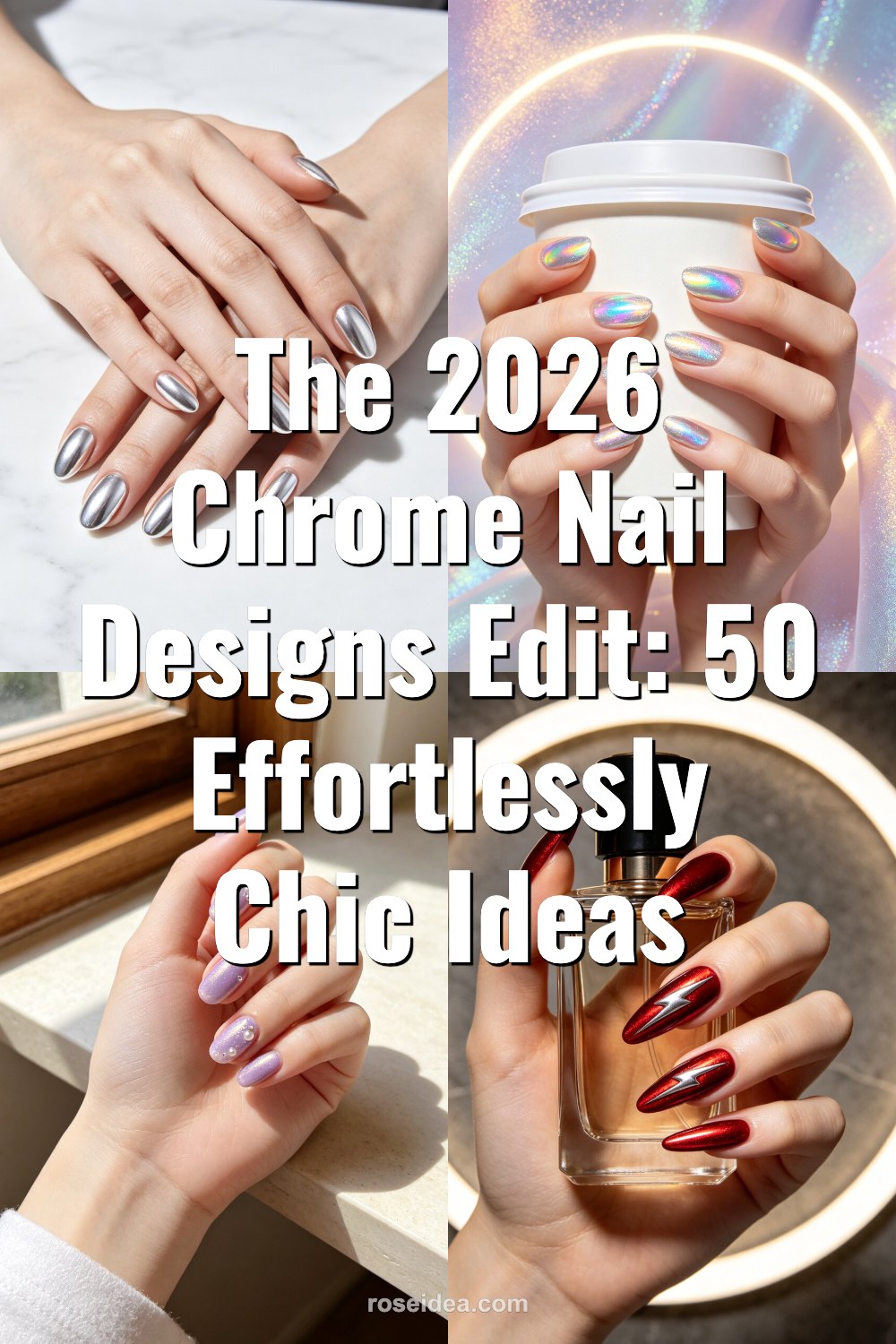 The 2026 Chrome Nail Designs Edit: 50 Effortlessly Chic Ideas Pinterest cover image