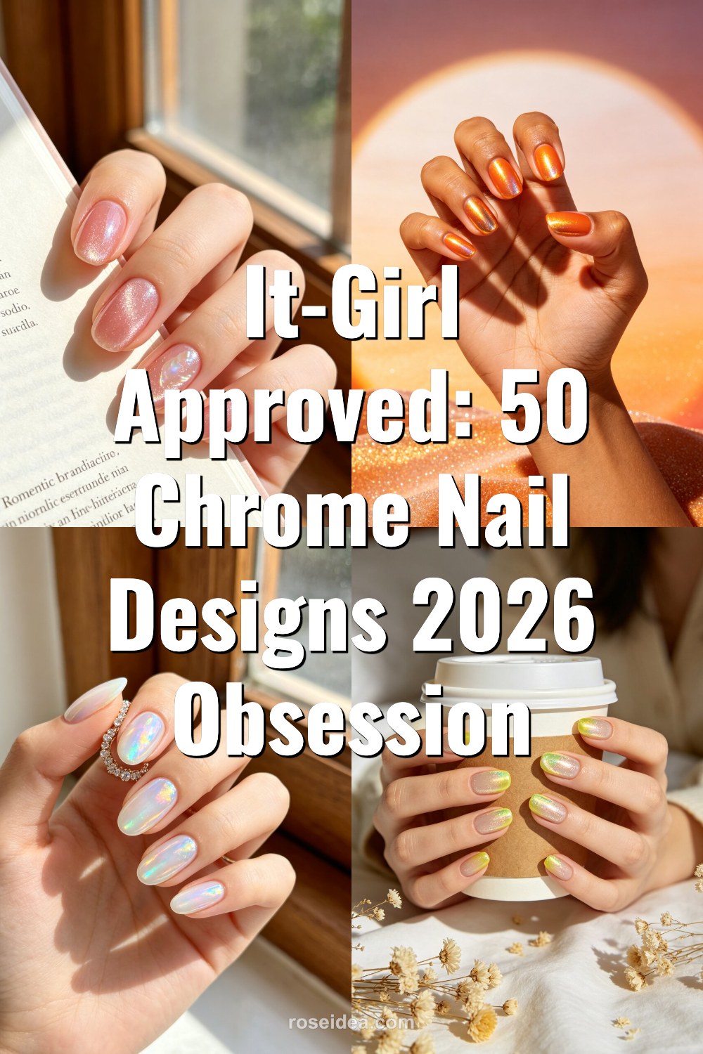 It-Girl Approved: 50 Chrome Nail Designs 2026 Obsession Pinterest cover image