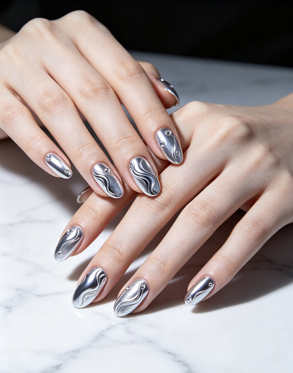 50 Editor-Approved Chrome Nail Designs for 2026 – inspiration image 49