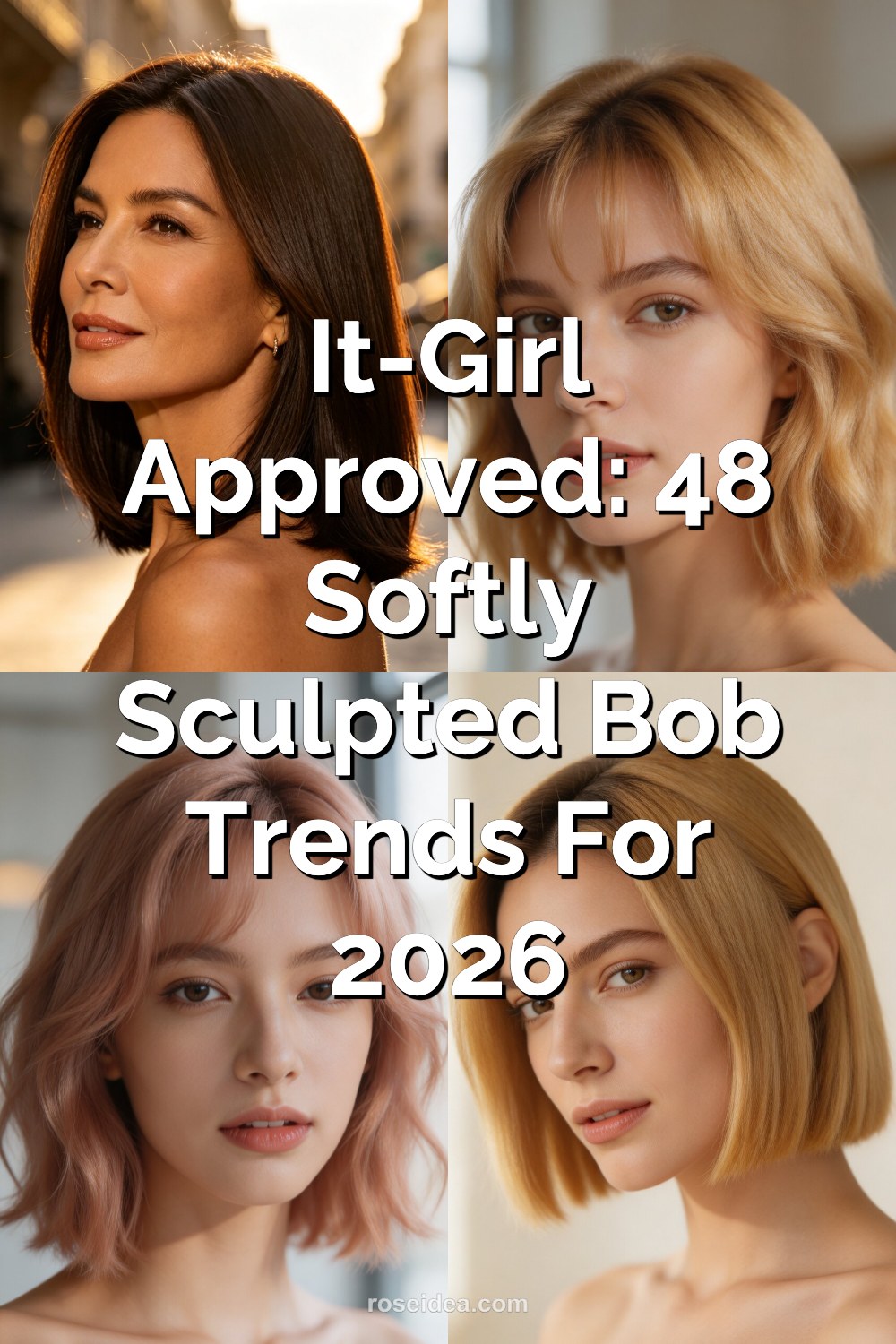 It-Girl Approved: 48 Softly Sculpted Bob Trends for 2026 Pinterest cover image