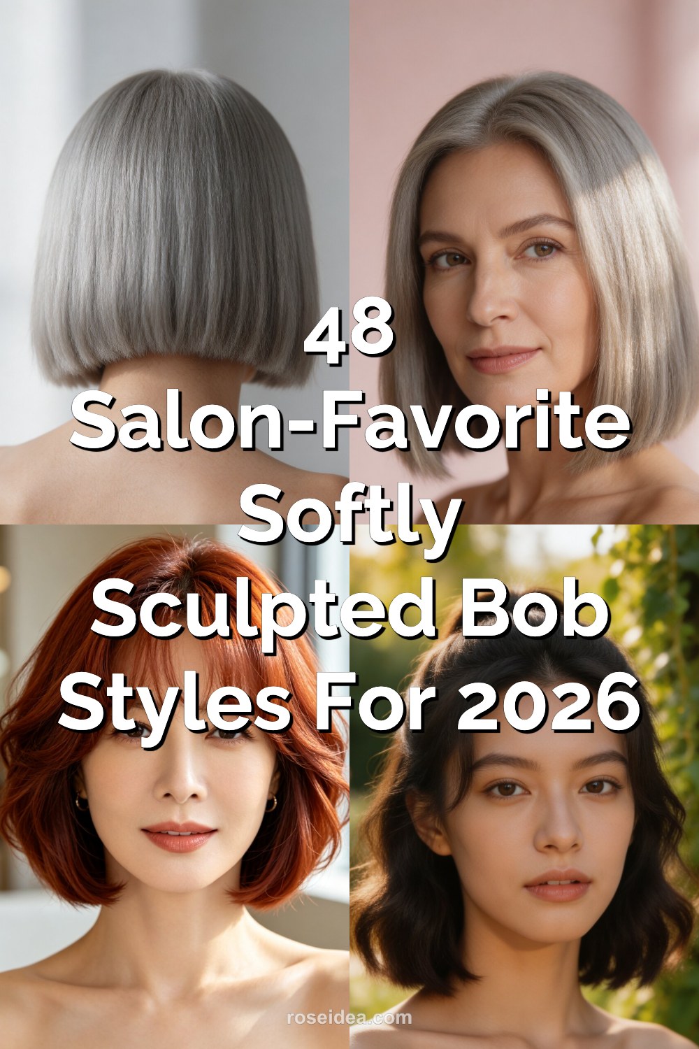48 Salon-Favorite Softly Sculpted Bob Styles for 2026 Pinterest cover image
