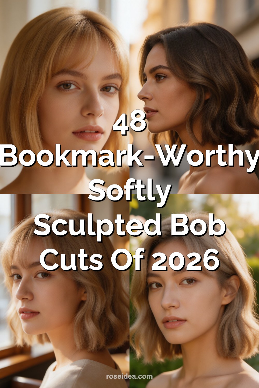 48 Bookmark-Worthy Softly Sculpted Bob Cuts of 2026 Pinterest cover image
