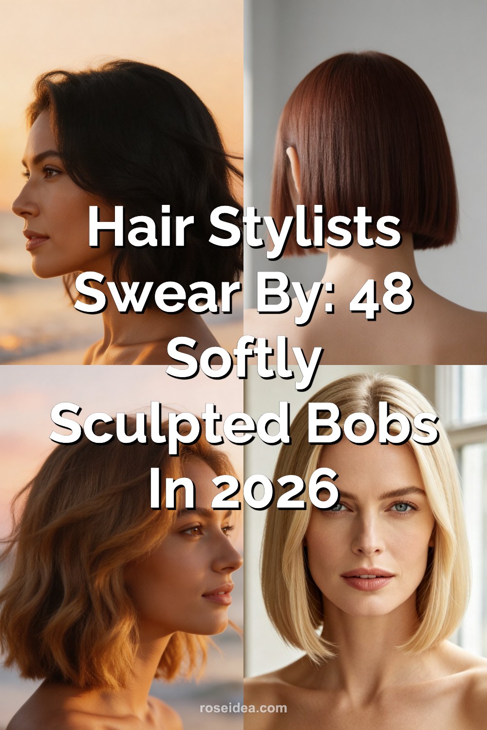 Hair Stylists Swear By: 48 Softly Sculpted Bobs in 2026 Pinterest cover image