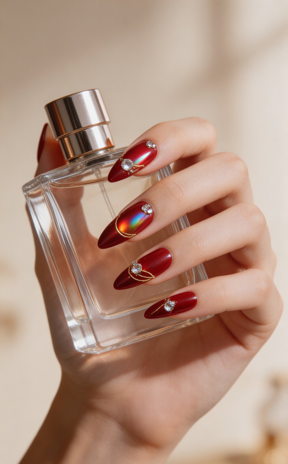 40 Red Nail Art Designs Pinterest Can't Stop Saving – inspiration image 10