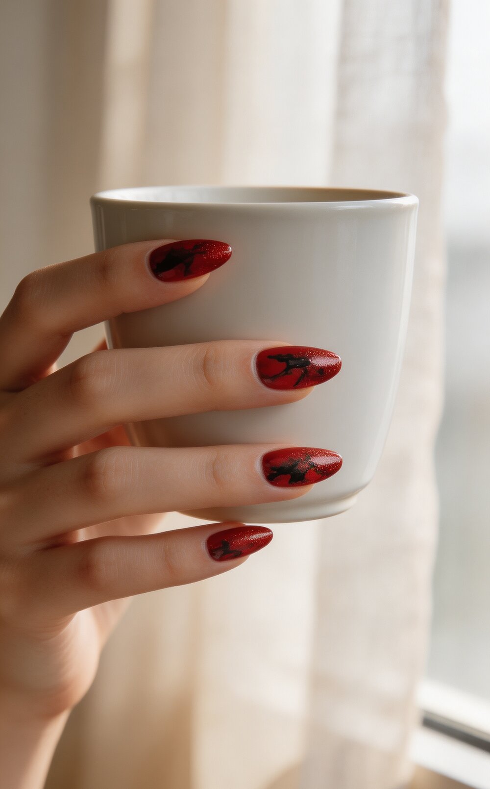 40 Red Nail Art Designs Pinterest Can't Stop Saving – inspiration image 11
