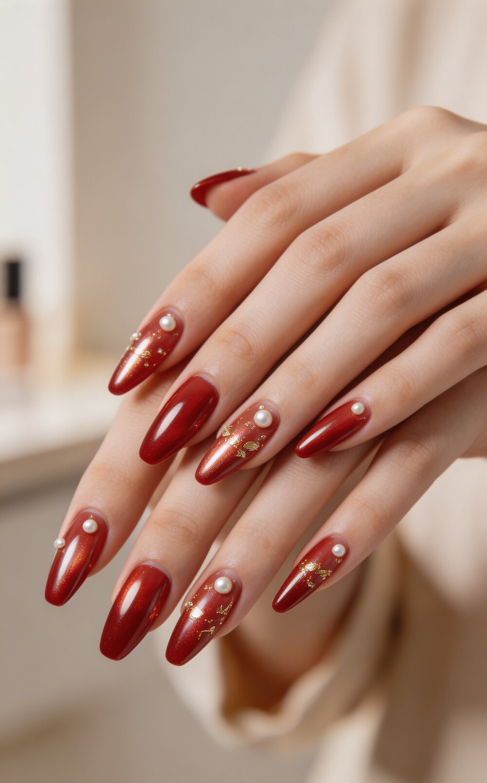 40 Red Nail Art Designs: Salon Pros Love These Looks – inspiration image 18