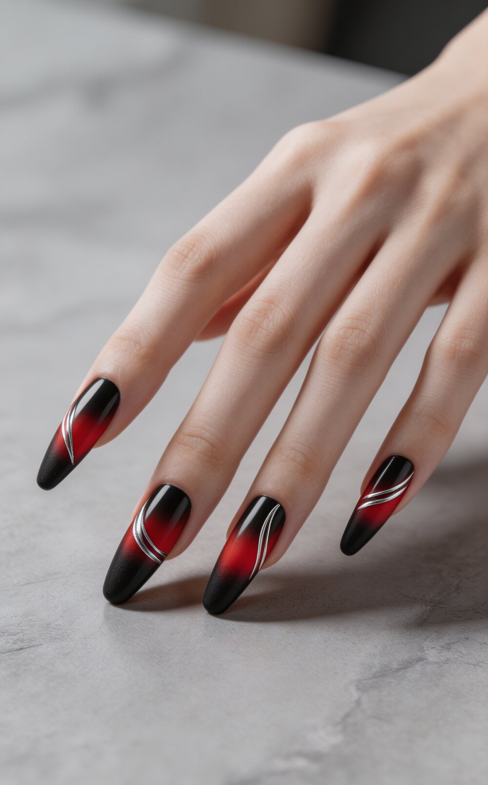 40 On-the-Rise Red Nail Art Designs to Try Right Now – inspiration image 21