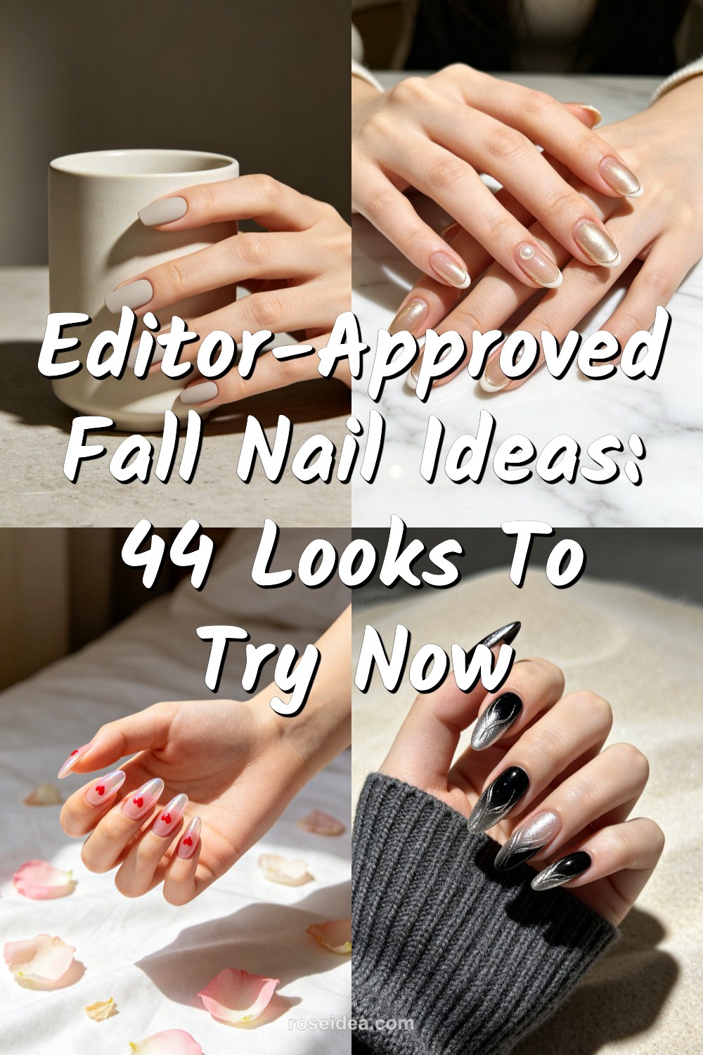 Editor-Approved Fall Nail Ideas: 44 Looks to Try Now Pinterest cover image