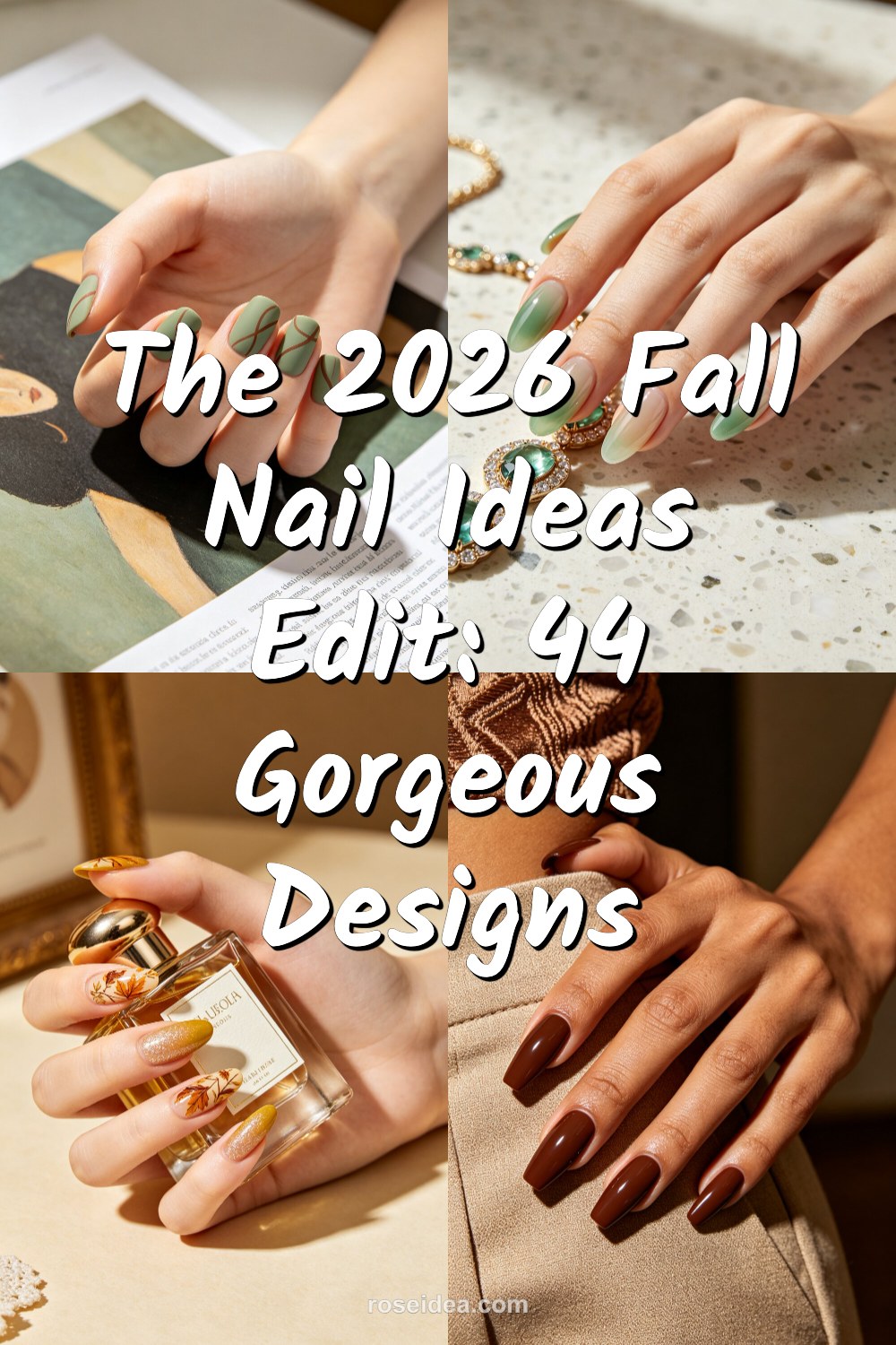 The 2026 Fall Nail Ideas Edit: 44 Gorgeous Designs Pinterest cover image