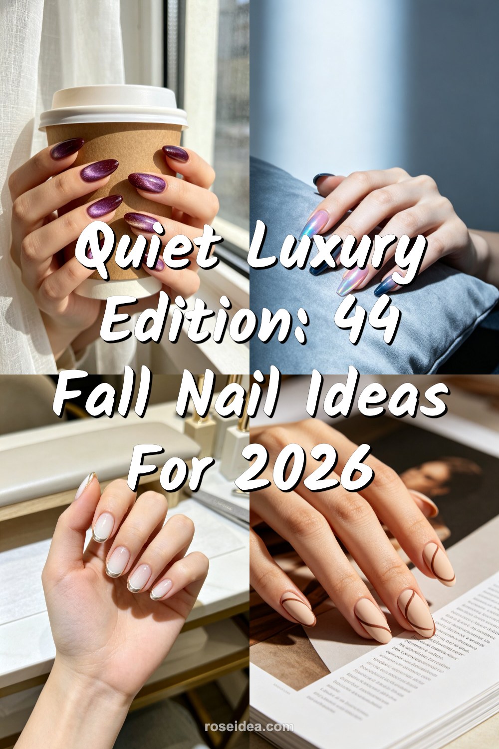 Quiet Luxury Edition: 44 Fall Nail Ideas for 2026 Pinterest cover image