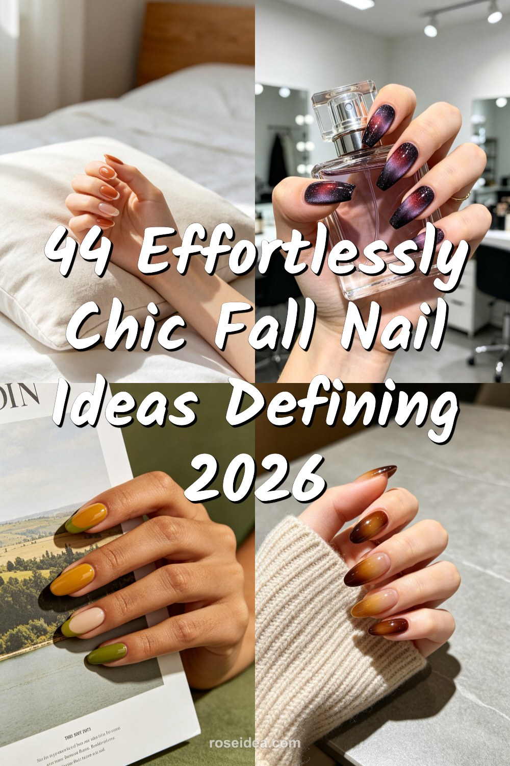 44 Effortlessly Chic Fall Nail Ideas Defining 2026 Pinterest cover image